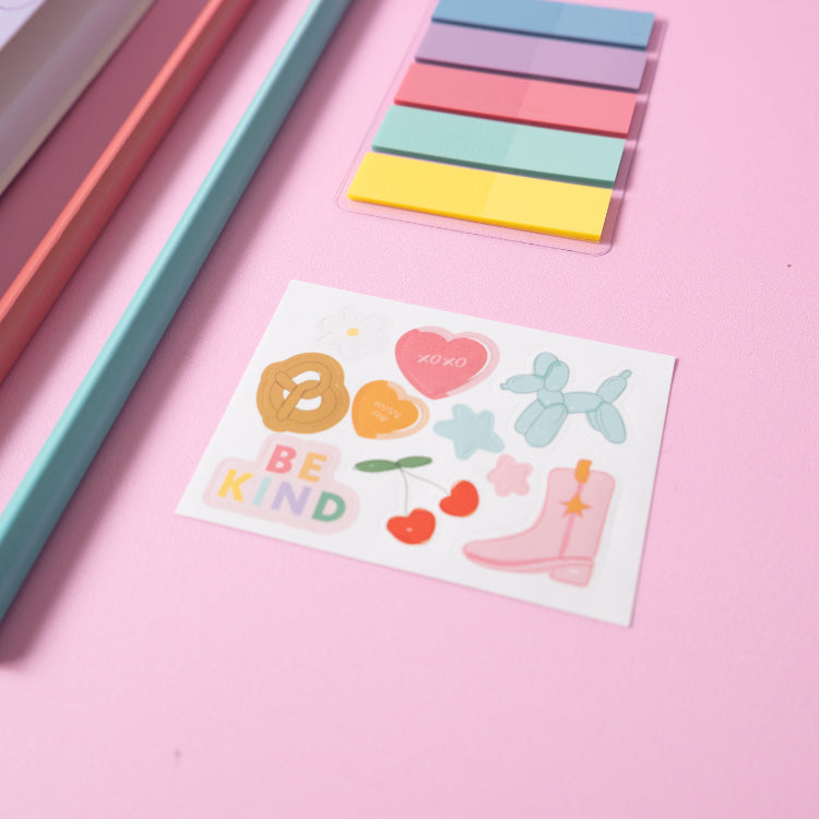 One Of A Kind A5 Spiral Notebook Set - Be Happy