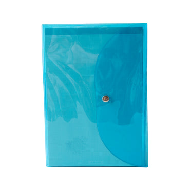Vivid Collection A5 3pk Notebook Set with Clear Cover - BLUE