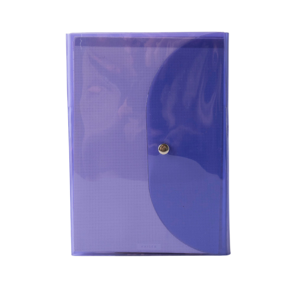 Vivid Collection A5 3pk Notebook Set with Clear Cover - PURPLE