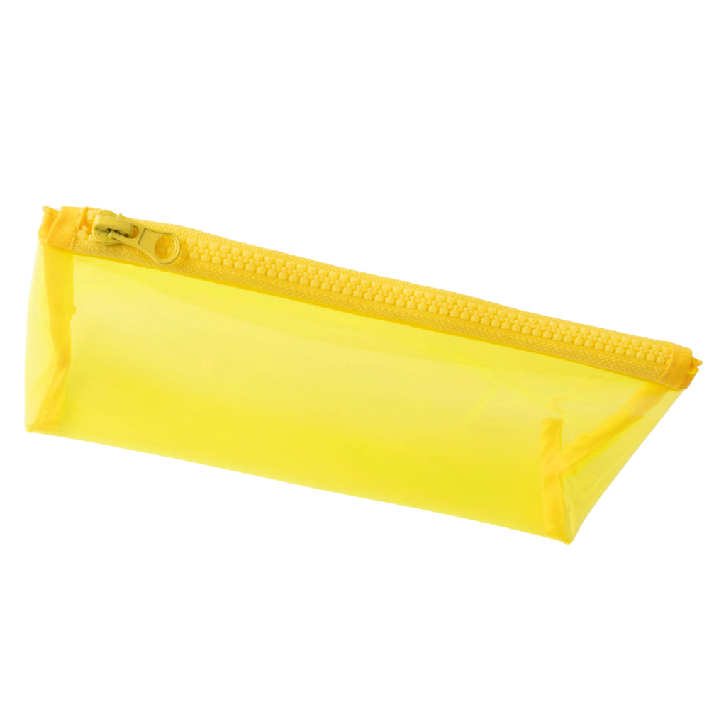 Vivid Collection Clear Pencil Case - YELLOW