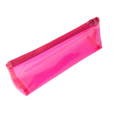 Vivid Collection Clear Pencil Case - PINK