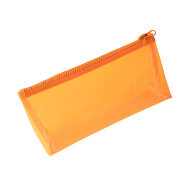 Vivid Collection Clear Pencil Case - ORANGE