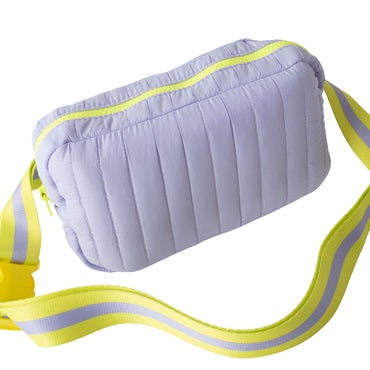 Vivid Collection Quilted Bum Bag - PURPLE
