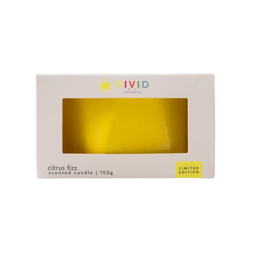 Vivid Collection Ceramic Candle 150g - YELLOW