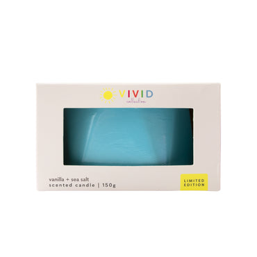 Vivid Collection Ceramic Candle 150g - BLUE