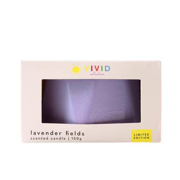 Vivid Collection Ceramic Candle 150g - PURPLE