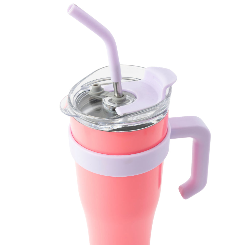 Vivid Collection Large Handled Drink Bottle - PINK