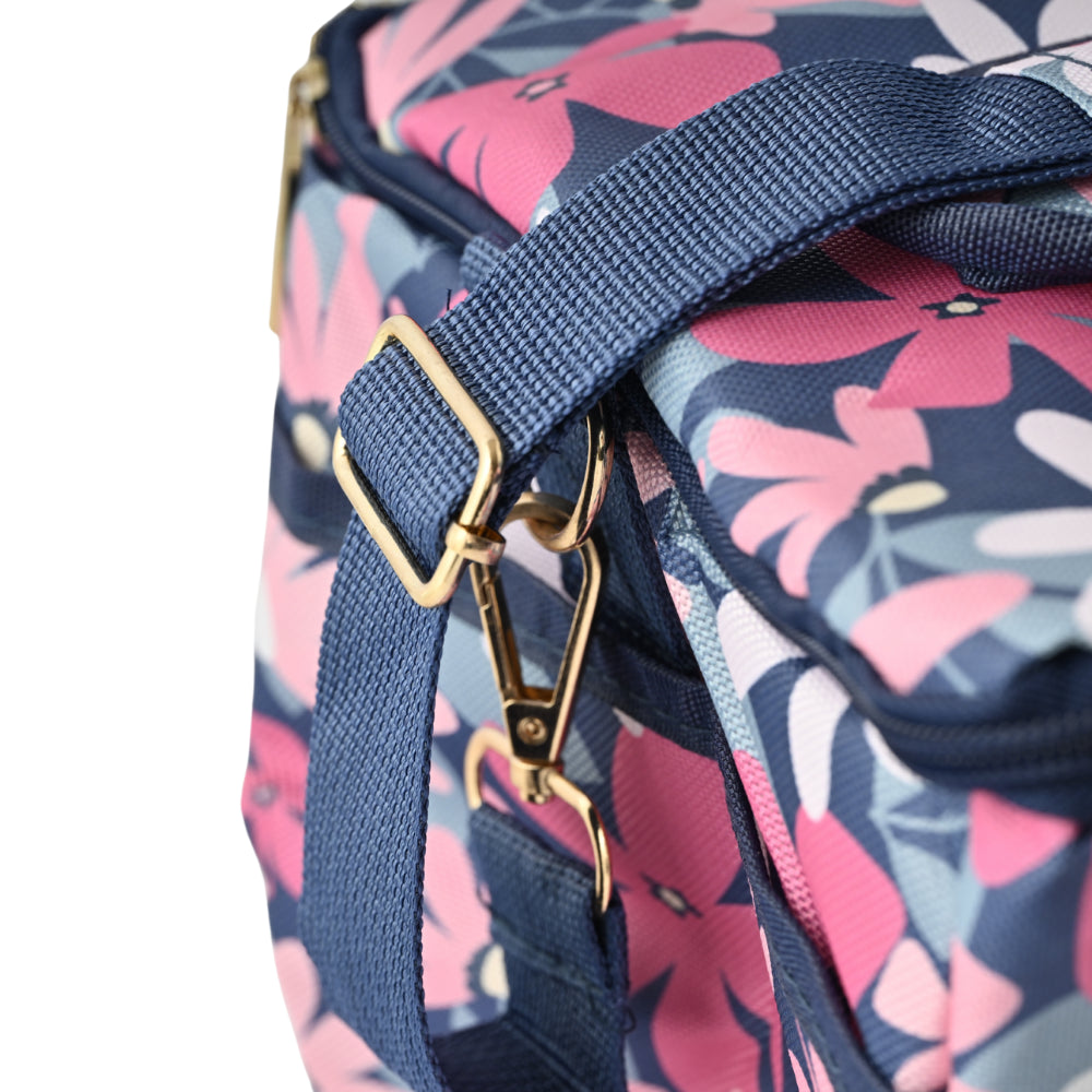 Honeydew Picnic Cooler Bag with Strap - PINK FLORA