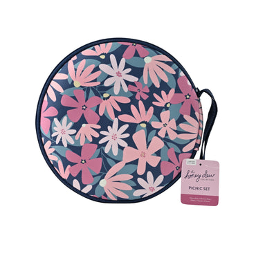 Honeydew Neoprene Picnic Set - PINK FLORA