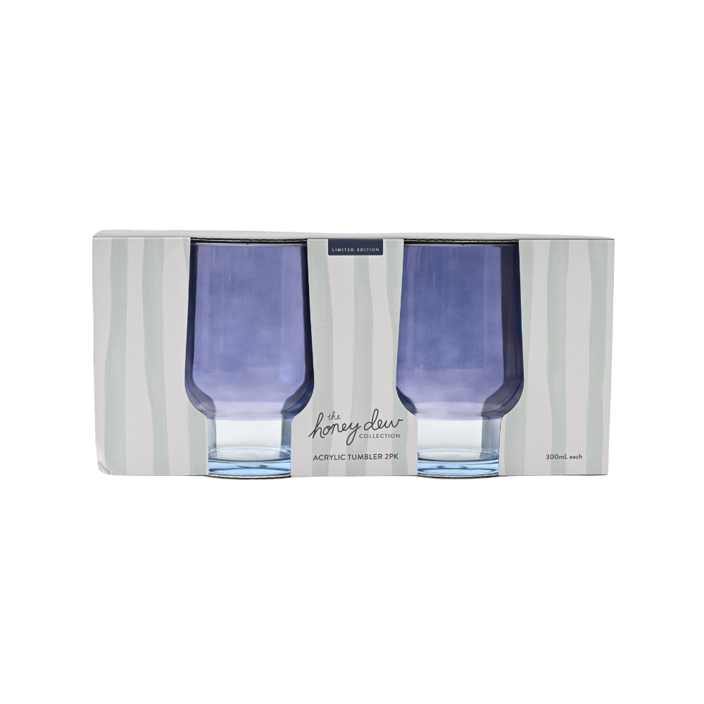 Honeydew Acrylic Tumbler 2pk - BLUE