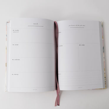 2026 A5 Weekly Diary - Plumberry Bouquet