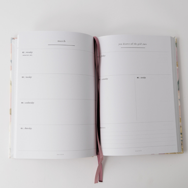 2026 A5 Weekly Diary - Plumberry Bouquet