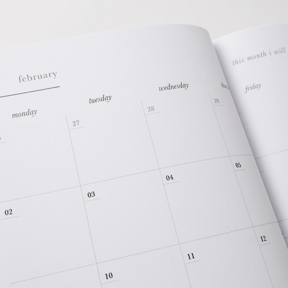 2026 A5 Weekly Diary - Pink Petals