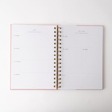 2026 A5 Weekly Spiral Diary - Kit-Tea Cat