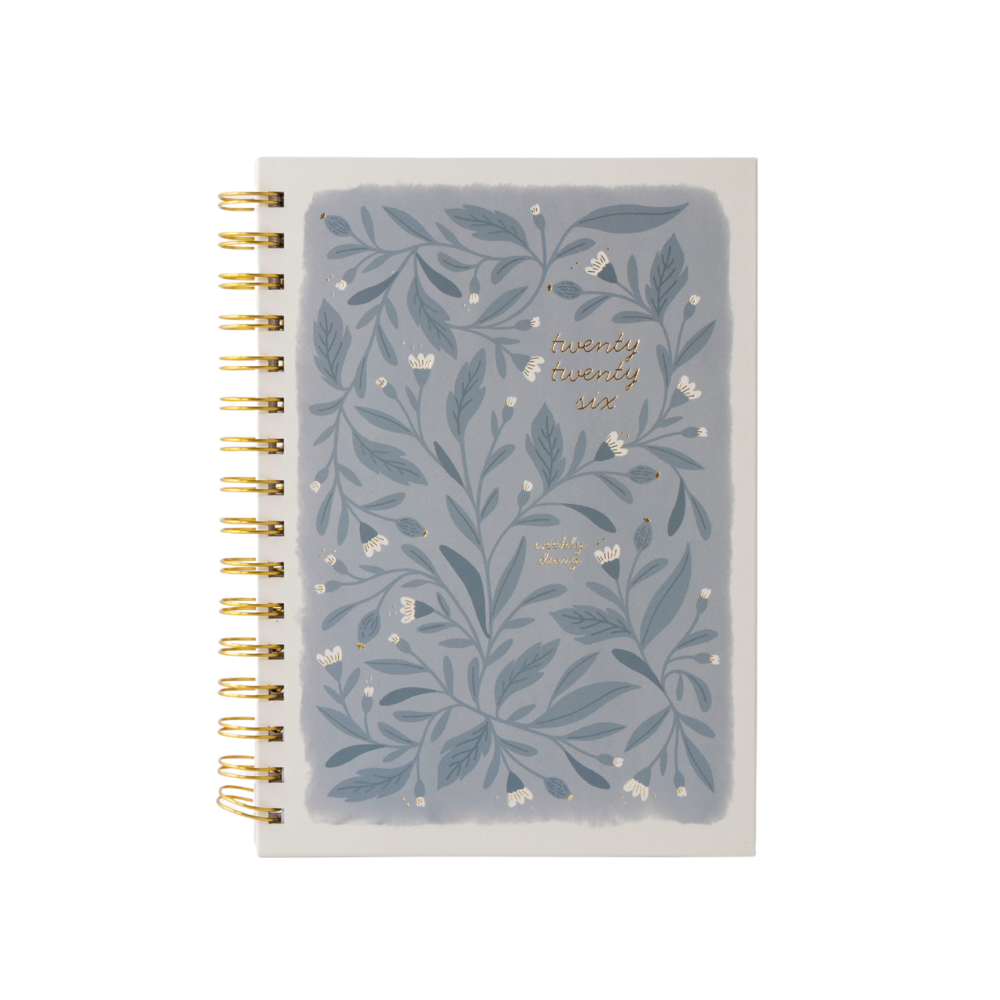 2026 A5 Weekly Spiral Diary - Foliage