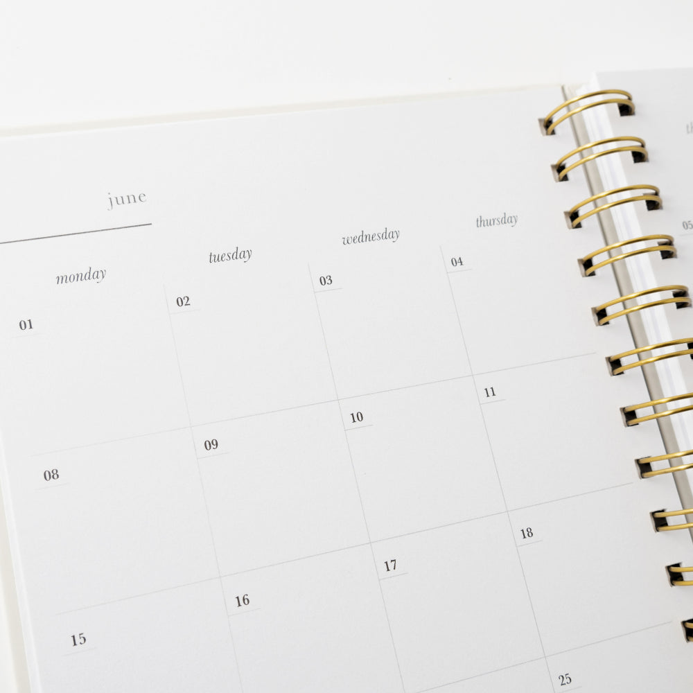 2026 A5 Weekly Spiral Diary - Foliage