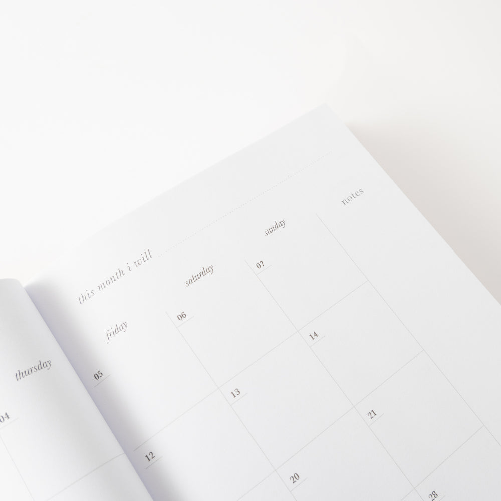 2026 A5 Daily Diary - Pink Petals