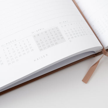 2026 A4 Daily Diary - Latte