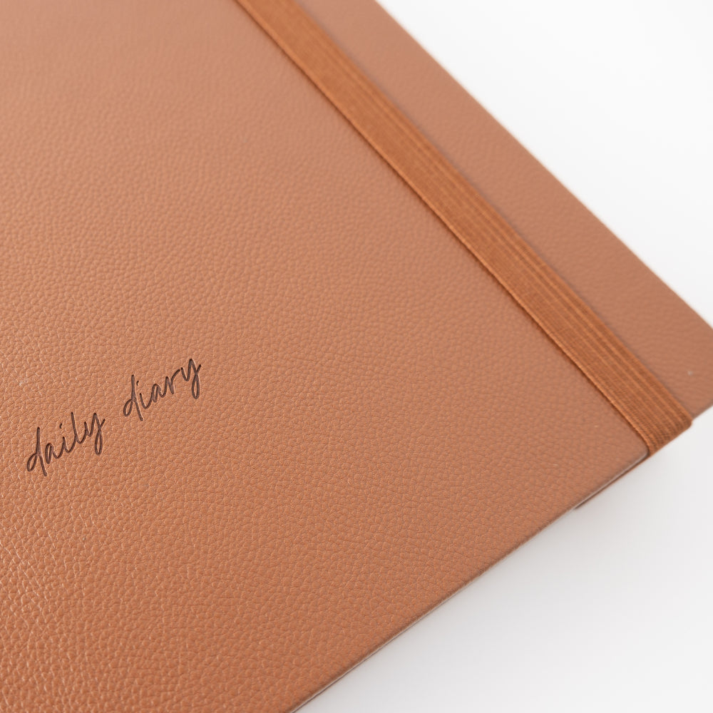 2026 A4 Daily Diary - Latte