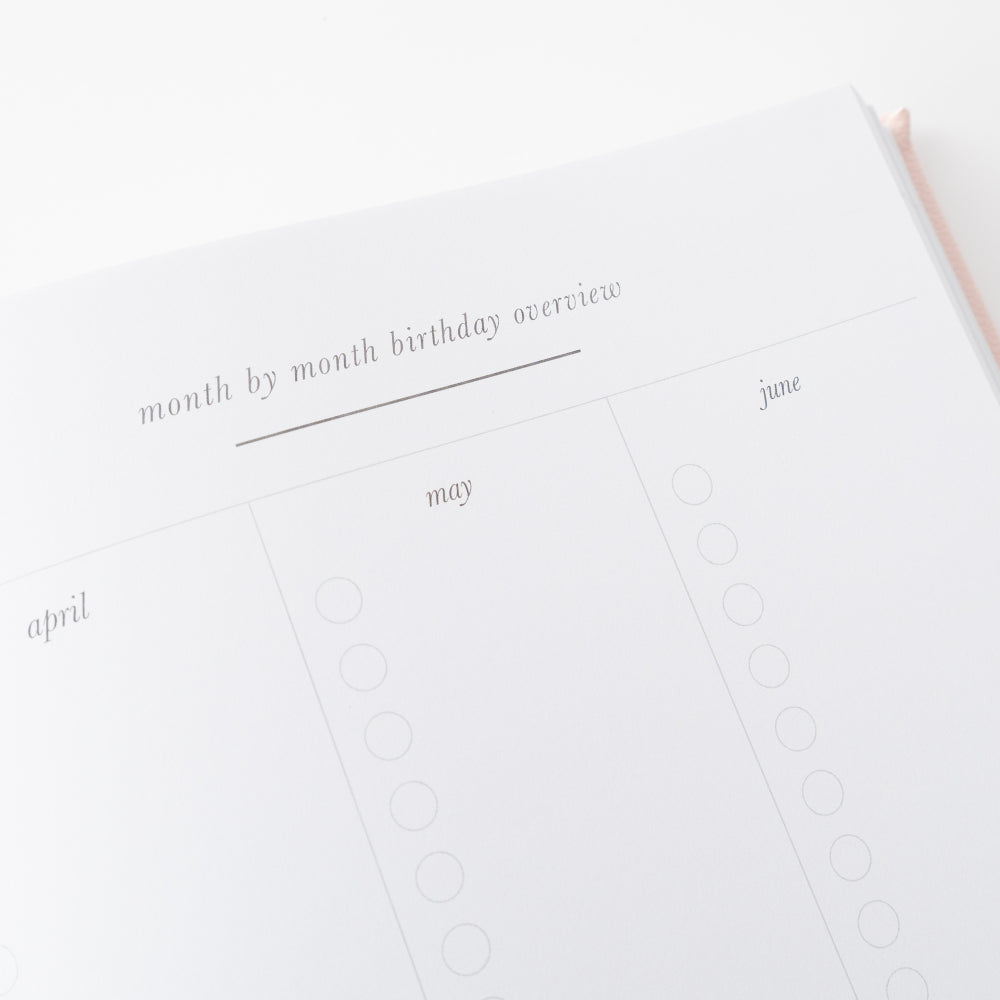 2026 A4 Daily Diary - Pink Petals