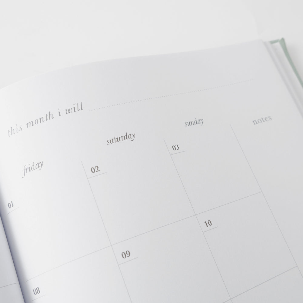 2026 A4 Weekly Diary - Blooms