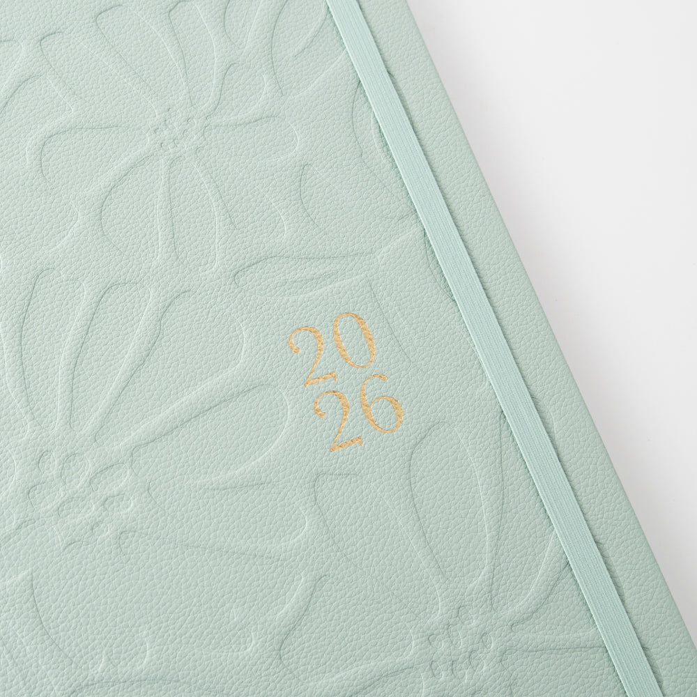 2026 A4 Weekly Diary - Blooms