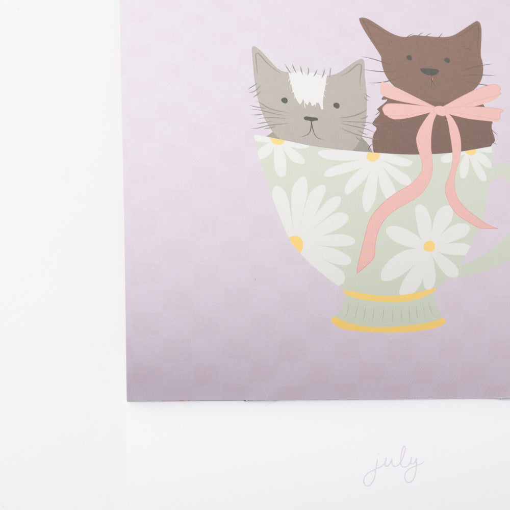 2026 A2 Wall Calendar - Kit-Tea Cat