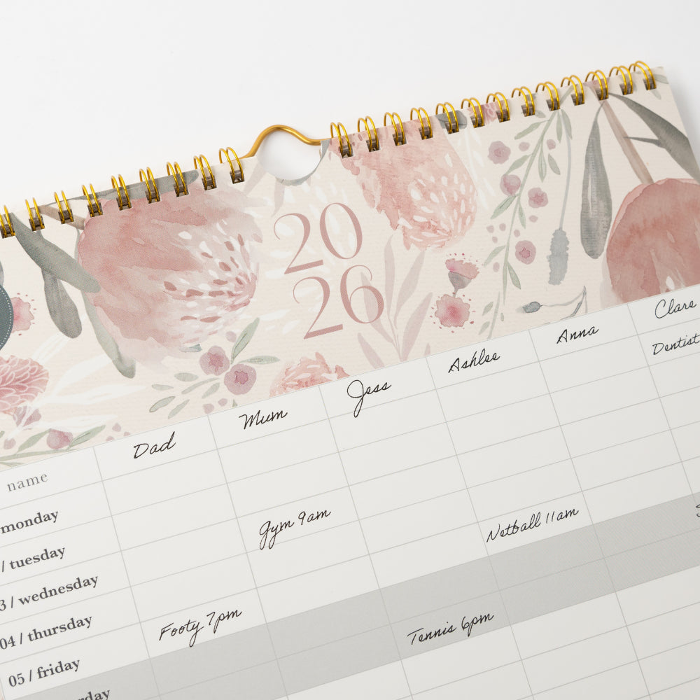 2026 Family Calendar - Blossoms