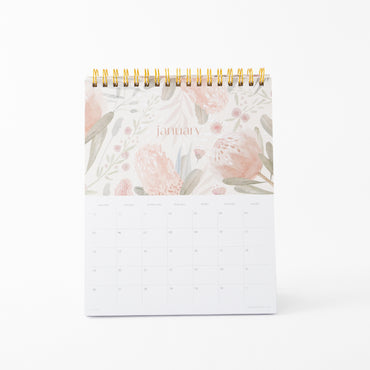2026 Desk Calendar - Blossoms