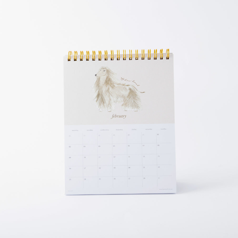 2026 Desk Calendar - Dog Lover