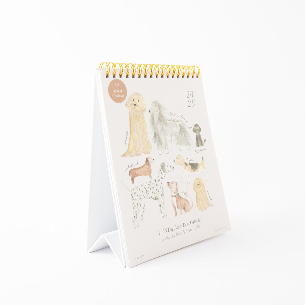 2026 Desk Calendar - Dog Lover