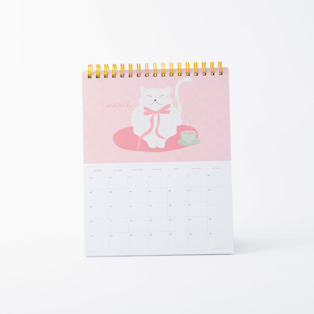 2026 Desk Calendar - Kit-Tea Cat