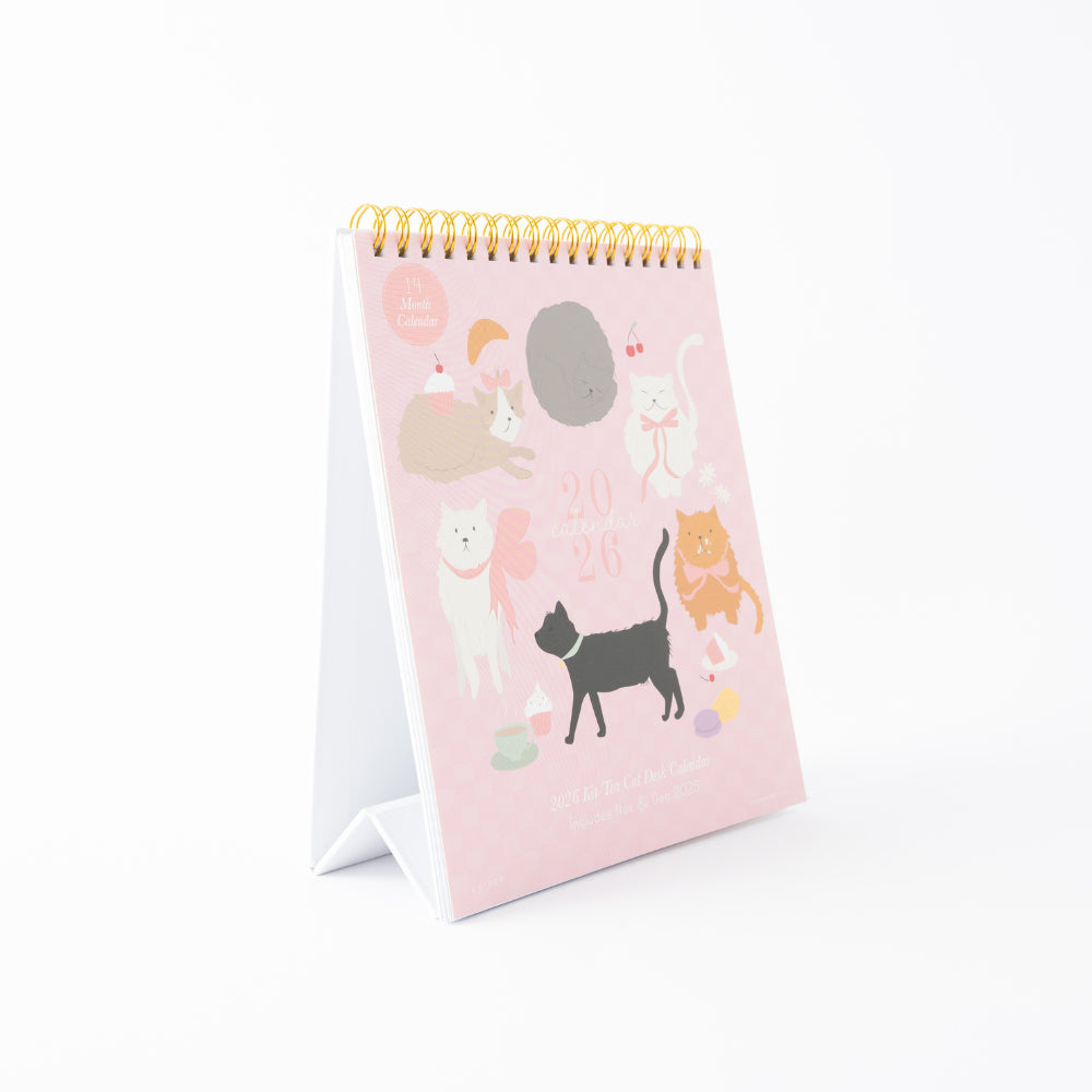 2026 Desk Calendar - Kit-Tea Cat