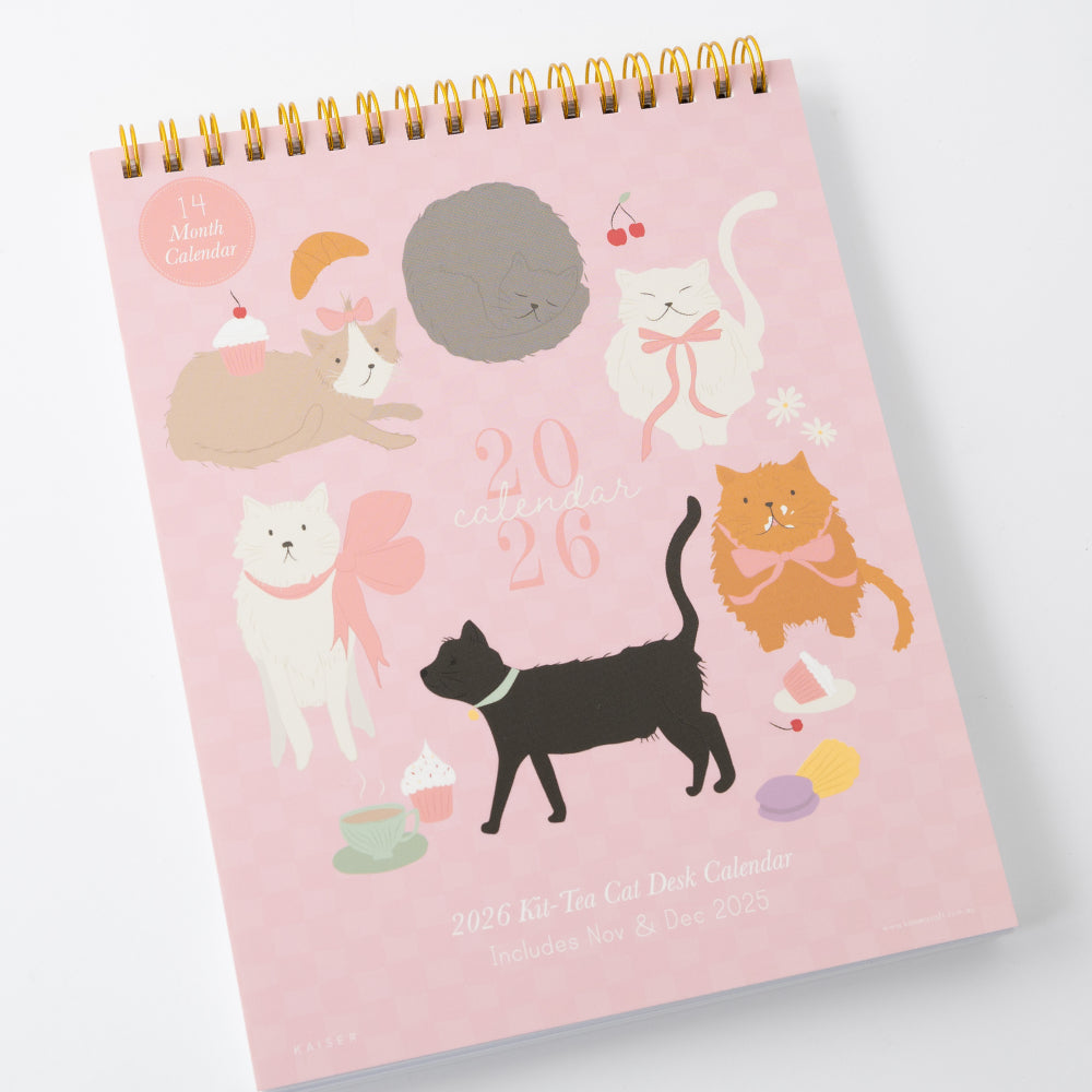 2026 Desk Calendar - Kit-Tea Cat