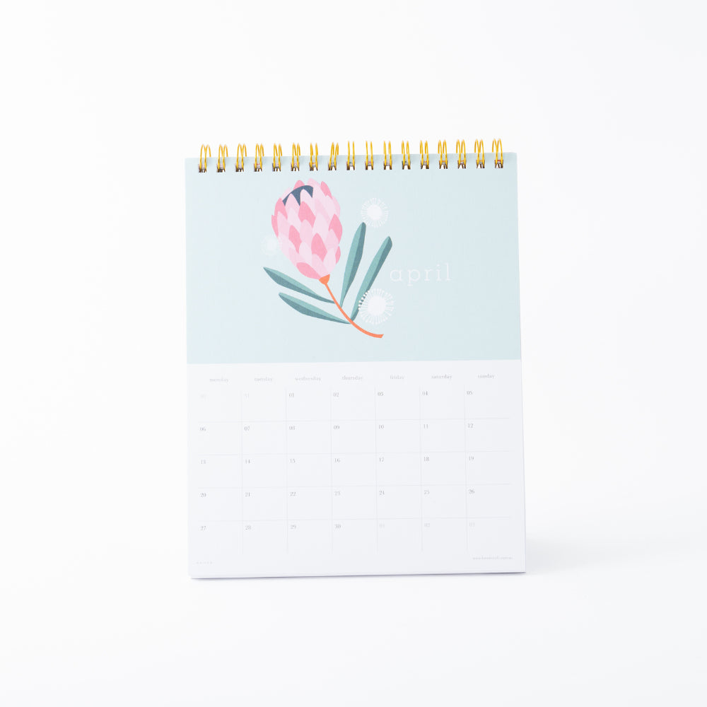 2026 Desk Calendar - Indigo