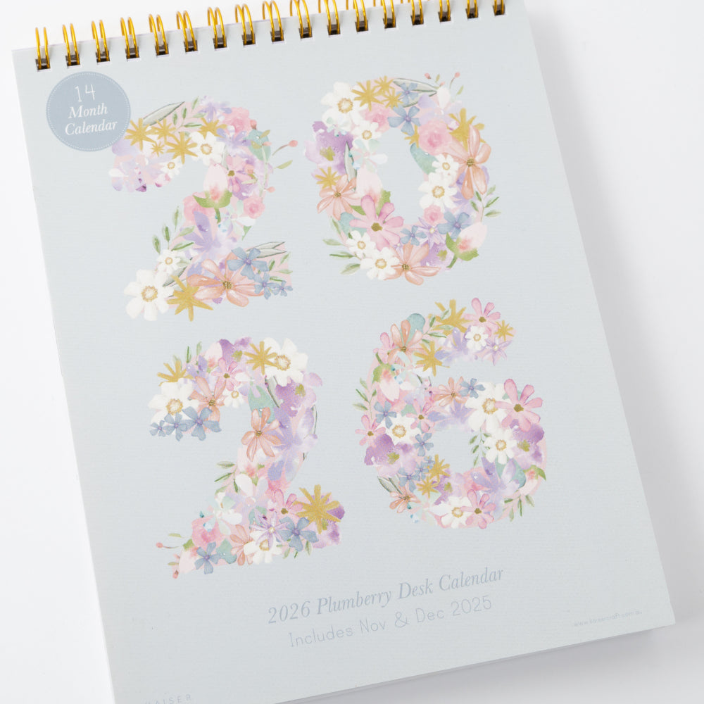 2026 Desk Calendar - Plumberry