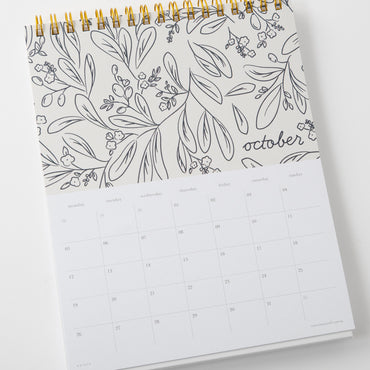 2026 Desk Calendar - Petal