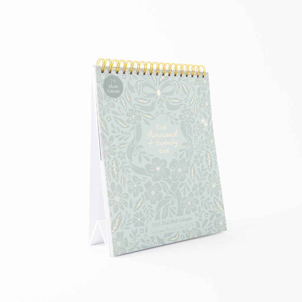 2026 Desk Calendar - Petal