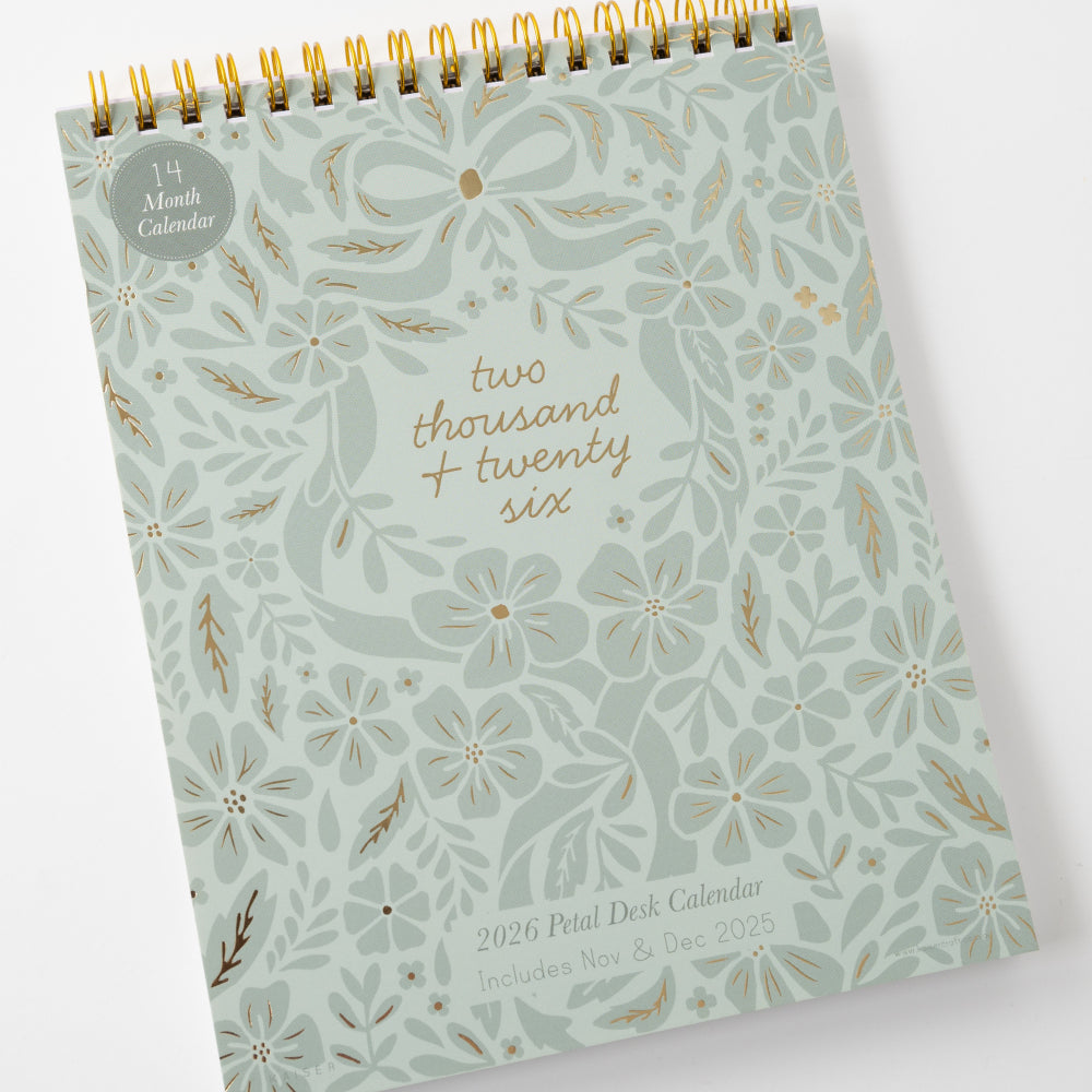 2026 Desk Calendar - Petal