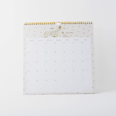 2026 Square Spiral Calendar - Dog Lover