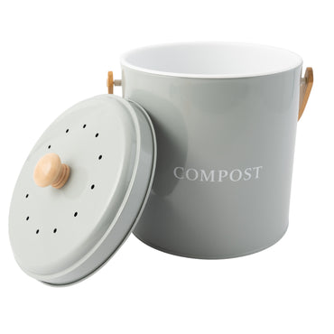 K&Co. Blossom series Compost Bin 5L - SAGE