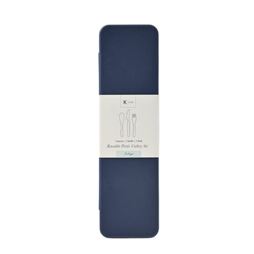 Indigo Series Bamboo Cutlery Set - NAVY