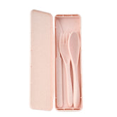 Indigo Series Bamboo Cutlery Set - LIGHT PINK