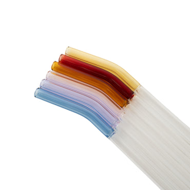 Indigo Series Glass Straw 6pk - SUMMER