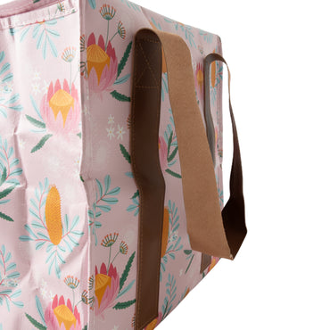 Indigo Series Resuable Cooler Bag - PINK PROTEA
