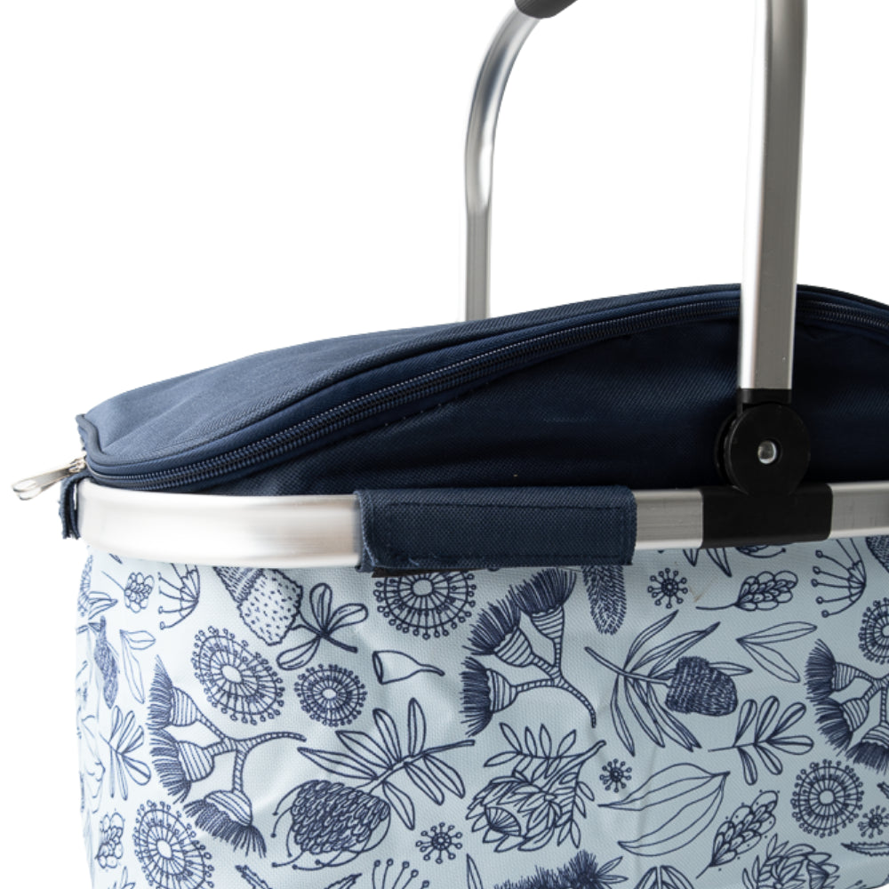 Indigo Series Picnic Basket - NATIVE SKETCH