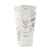 Indigo Series Bamboo Tumbler 2pk - NATIVE SKETCH