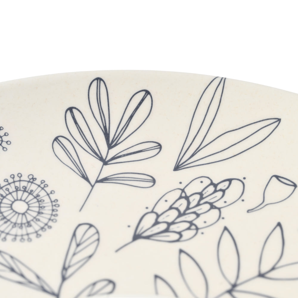 Indigo Series Bamboo Plate 2pk - NATIVE SKETCH