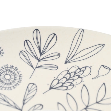 Indigo Series Bamboo Plate 2pk - NATIVE SKETCH