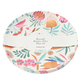 Indigo Series Bamboo Plate 4pk - SPRING NATIVE